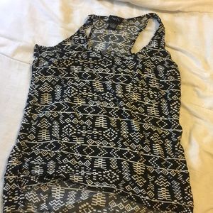 GREAT CONDITION, black and white tank top